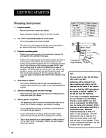 Preview for 6 page of GE 09GP344 User Manual