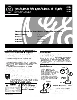 Preview for 3 page of GE 106570 User Manual