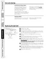 Preview for 8 page of GE 11-05JR Owner'S Manual