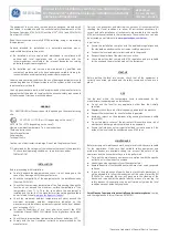 Preview for 1 page of GE 12000 Instructions For Installation, Use And Maintenance Manual