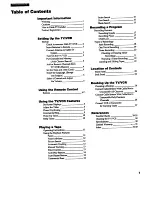 Preview for 3 page of GE 13TVR60 User Manual