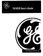 Preview for 1 page of GE 13TVR70 User Manual