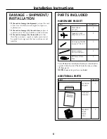 Preview for 6 page of GE 1400 Series Installation Instructions Manual