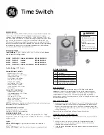 Предварительный просмотр 1 страницы GE 15087 User Manual