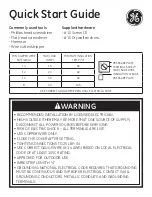 GE 15163 Quick Start Manual preview