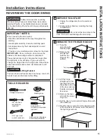 Preview for 15 page of GE 16 Owner'S Manual & Installation Instructions