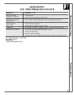 Preview for 9 page of GE 162D3904P005 Use And Care Manual