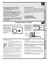 Preview for 3 page of GE 162D7740P005 Use And Care & Installation Manual