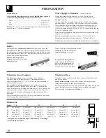 Preview for 10 page of GE 162D7740P005 Use And Care & Installation Manual