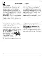 Preview for 12 page of GE 162D9616P001 Use And Care Manual