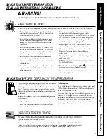 Preview for 3 page of GE 162D9617P004 Owner'S Manual