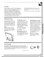 Preview for 21 page of GE 164 D2588P120 Use And Care Manual