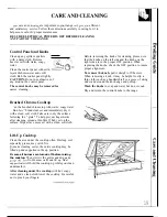 Предварительный просмотр 19 страницы GE 164D2966P053 Use And Care Manual