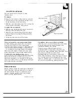 Предварительный просмотр 23 страницы GE 164D2966P053 Use And Care Manual