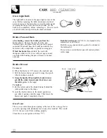 Preview for 22 page of GE 164D2966P118 Use And Care Manual