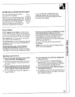 Preview for 13 page of GE 164D2966P127-I Use And Care Manual