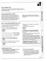 Preview for 15 page of GE 164D2966P127-I Use And Care Manual