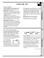 Preview for 9 page of GE 164D2966P161-1 Use And Care Manual