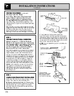 Preview for 36 page of GE 164D2966P238 Use And Care & Installation Manual