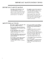 Preview for 4 page of GE 164D3333P027 Use And Care Manual