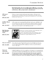 Preview for 21 page of GE 164D3333P027 Use And Care Manual