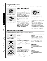 Предварительный просмотр 8 страницы GE 164D4290P024 Owner'S Manual