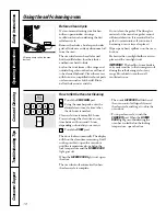 Предварительный просмотр 18 страницы GE 164D4290P024 Owner'S Manual