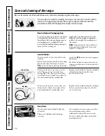 Предварительный просмотр 20 страницы GE 164D4290P024 Owner'S Manual