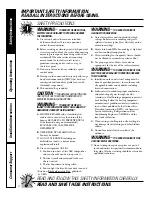 Preview for 2 page of GE 164D4290P393 Owner'S Manual And Installation Instructions