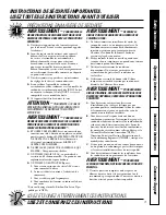 Preview for 3 page of GE 164D4290P393 Owner'S Manual And Installation Instructions