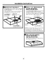 Preview for 12 page of GE 164D4290P393 Owner'S Manual And Installation Instructions