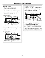 Preview for 13 page of GE 164D4290P393 Owner'S Manual And Installation Instructions