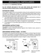 Предварительный просмотр 4 страницы GE 169220 Owner'S Manual