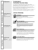 Preview for 2 page of GE 175D1807P239 Owner'S Manual