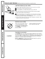 Preview for 8 page of GE 175D1807P270 Owner'S Manual