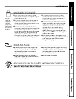 Preview for 3 page of GE 175D1807P407 Owner'S Manual