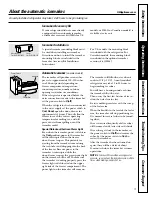 Preview for 9 page of GE 18, 19 Owner'S Manual And Installation Instructions