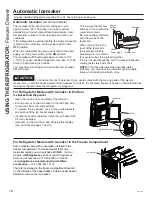 Preview for 16 page of GE 18, 19 Owner'S Manual & Installation Instructions