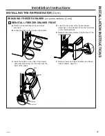 Preview for 27 page of GE 18, 19 Owner'S Manual & Installation Instructions