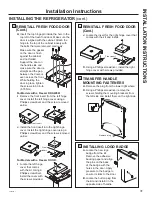 Preview for 31 page of GE 18, 19 Owner'S Manual & Installation Instructions