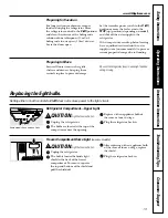 Предварительный просмотр 13 страницы GE 18, 19 Owner'S Manual