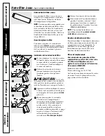 Предварительный просмотр 40 страницы GE 18, 19 Owner'S Manual