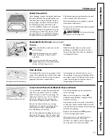 Предварительный просмотр 21 страницы GE 183D5580P236 Owner'S Manual & Installation Instructions