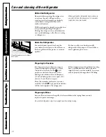 Preview for 12 page of GE 19 Series Owner'S Manual