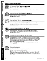 Preview for 72 page of GE 19 Series Owner'S Manual