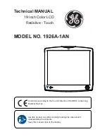 Предварительный просмотр 1 страницы GE 1926A-1AN Technical Manual