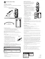 GE 19298 Installation Instructions preview