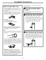 Preview for 17 page of GE 197D3351P003 Owner'S Manual And Installation Instructions