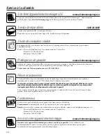 Preview for 58 page of GE 197D3351P003 Owner'S Manual And Installation Instructions