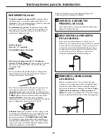 Preview for 75 page of GE 197D3351P003 Owner'S Manual And Installation Instructions